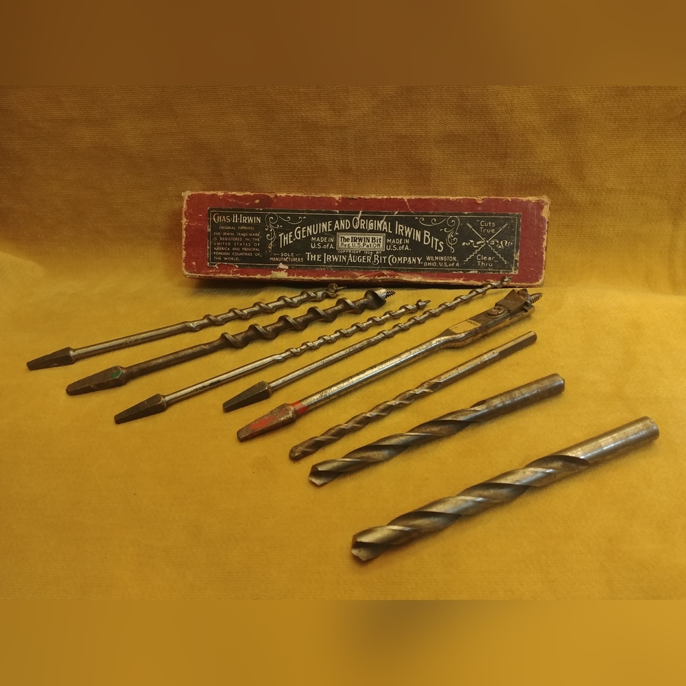 Vintage Genuine And Original Irwin Bits No. 21, 2(#4) Vulcan, Stanley Amco Trupr